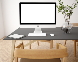 iMac on dining table - I don't have a desk mockup